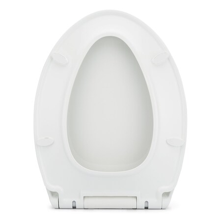 Bath Royale Superior Soft Close Toilet Seat, Polypropylene, Elongated, White BR644-00